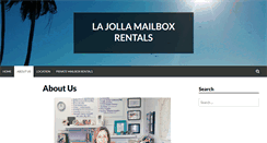 Desktop Screenshot of lajollamailbox.com